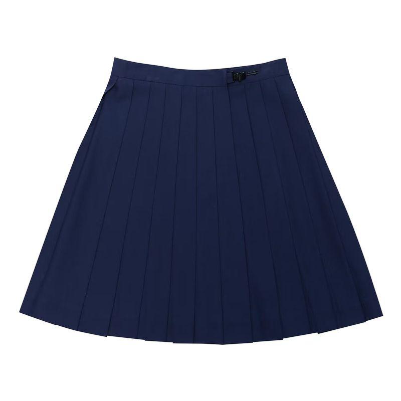

Original Japanese Style Sailor Suit Pleated Skirt Suit Short Sleeve Navy Blue Dress, 48 Length 3XL