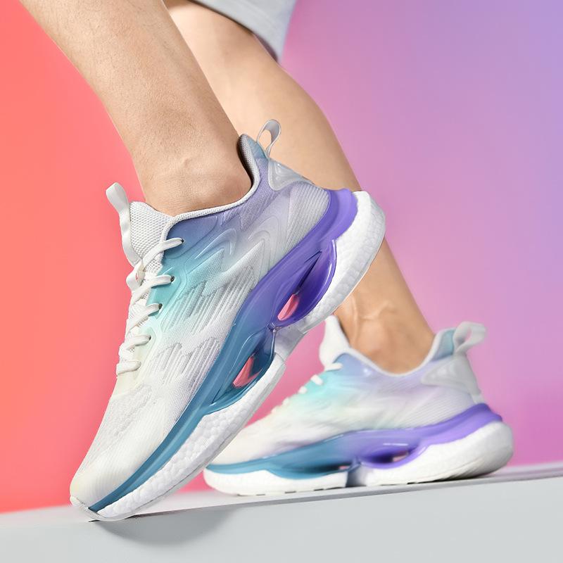 2025 ultra-light shock absorption fitness running shoes popcorn men's shoes versatile trend sports shoes trendy lightweight casual versatile
