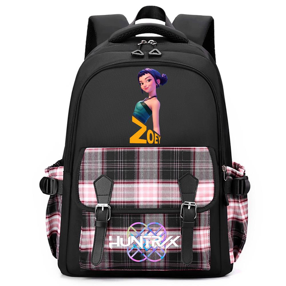 Anime Cartoon K-Pop Printed Large Capacity Backpack for Teenger Student Girl Boy Schoolbag Bookbag Women Waterproof Travel Bag Mochila Kid Gift