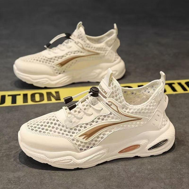 Men's shoes summer sports shoes non-slip soft sole lightweight and versatile summer mesh thin mesh shoes casual shoes