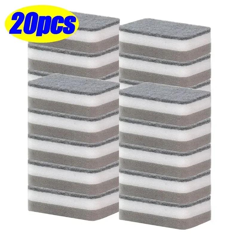 Thickened Dishwashing Sponge Household High-density Nano Sponge Kitchen Cleaning Absorbent Sponge Scouring Pad Dishwashing Cloth