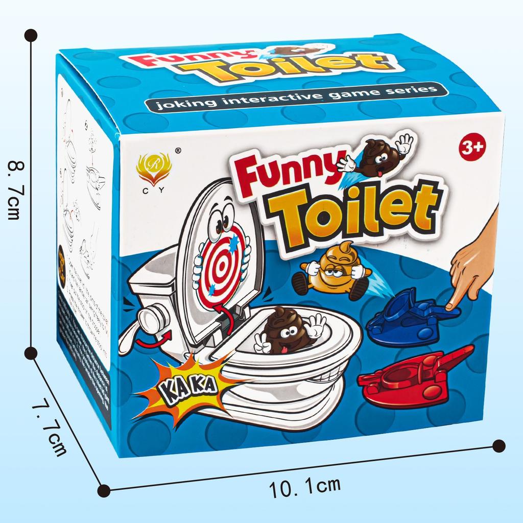 2 Pcs Toilet Game Funny Pop Up Poop Prank Toy With, Plastic, Ideal For Family, Office, And Party Entertainment, Office Prank Toy ,Playful Prank Toy
