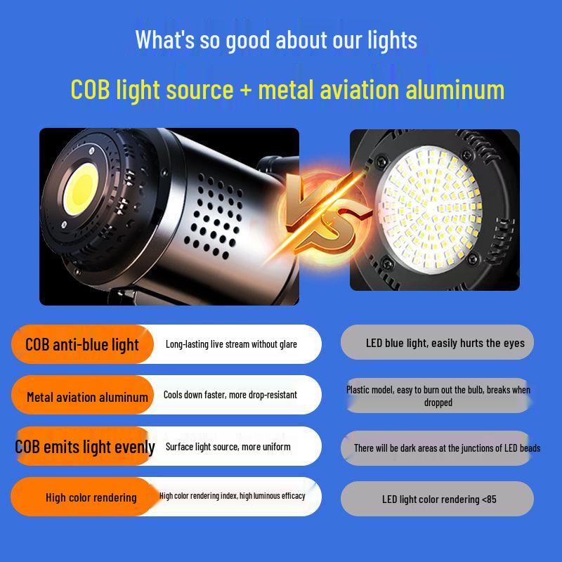 Zheyu Bright Spherical Fill Light for Indoor Live Streaming and Photography