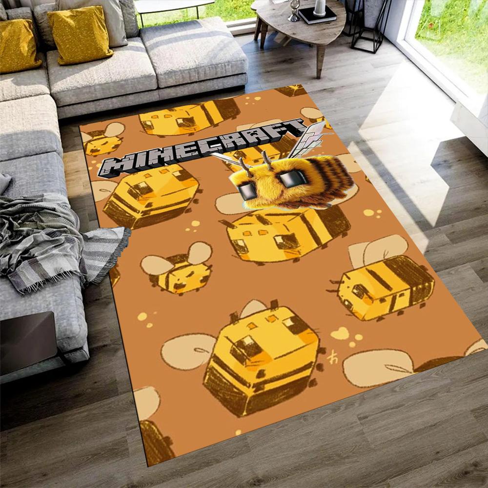 Minecraft Floor Rug Office Rug Suitable for Bedrooms Foyer Game Room Dormitory Anti-slip Rug Decorate Offices Perfect Gift for Women/Men