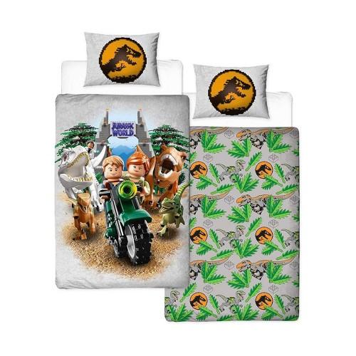 Lego Jurassic World Reversible Duvet Set