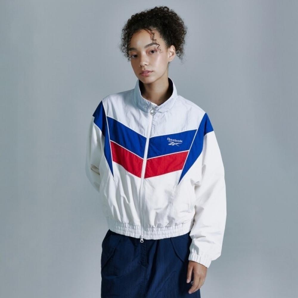 Reebok Heritage Crop Windbreaker   White Reju4fj17ow