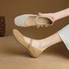 Französisch schön nicht müde Füße kleine einzelne Schuhe Damen flacher Boden weiche Sohle atmungsaktiv hohl Mary Jane Damenschuhe bequem Mesh Sandalen