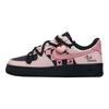 Nike Air Force 1 Slip Resistant Abrasion Resistant Low top Skateboard Shoes Women's Black Pink DD8959-001(Team44-)