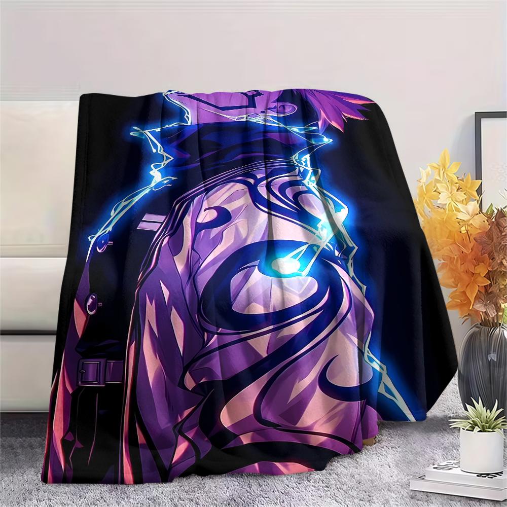 Jujutsu Kaisen Print Flannel Blanket,High quality Comfortable for All Seasons,Home Decor,Warmth and Comfort,Perfect for Christmas Gifts