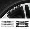 4Pcs Aluminum Car Wheel Hub Sticker Rim Center Cap Decal Car Exterior Accessories For Jeep Wrangler Grand Cherokee Compass Reneg AKO1