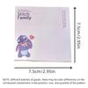 MINISO 50 szt. Karteczki samoprzylepne Stitch Anime No Times Memo Zdejmowalne Samoprzylepne Naklejki Kreskówkowe Artykuły Szkolne Papiernicze