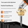 Multi-Angle Ratchet Screwdriver Set with Hidden Bits