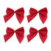 12pcs Christmas Bow Decorations, Fabric Christmas Tree Ornaments