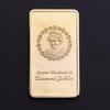 Queen Elizabeth II of England, Coronation Commemoration, Gold-plated Bar, Platinum Year, Diamond Year, Commemorative Medal, Coin, Christmas Gift