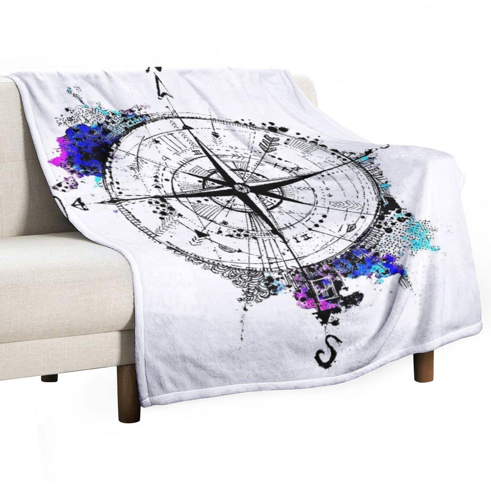 Not all those who wander are lost Throw Blanket Beautifuls Plaid Stuffeds Luxury St Blankets 30x40in