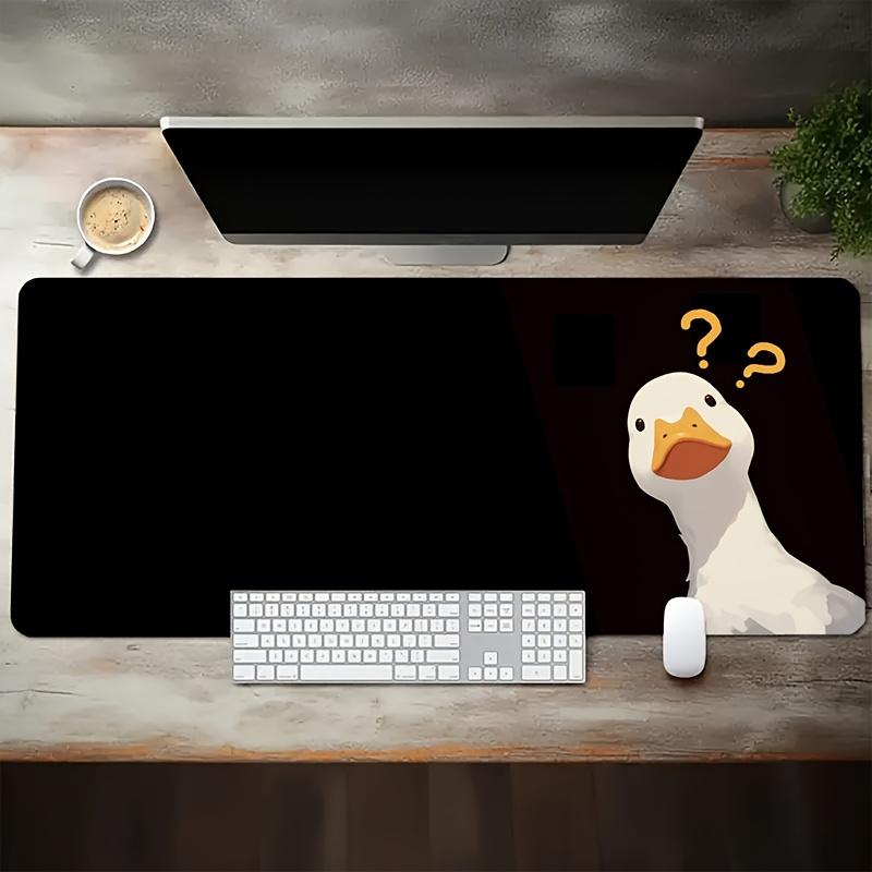 Question Mark Duck Mouse Pad Large Computer Office Game Table Mats XXL Rubber Anti-slip Gaming Keyboard Mousepads Long Desk Pads