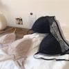 U-shaped Back Underwear Lace Hollow Triangular Cup Underwear Deep V Gathering Bra Sexy Sweet Thin Breathable Women's Bra