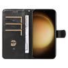 For Samsung Galaxy S23 Case Wallet Flip Leather Phone Cover T-Shaped Lines