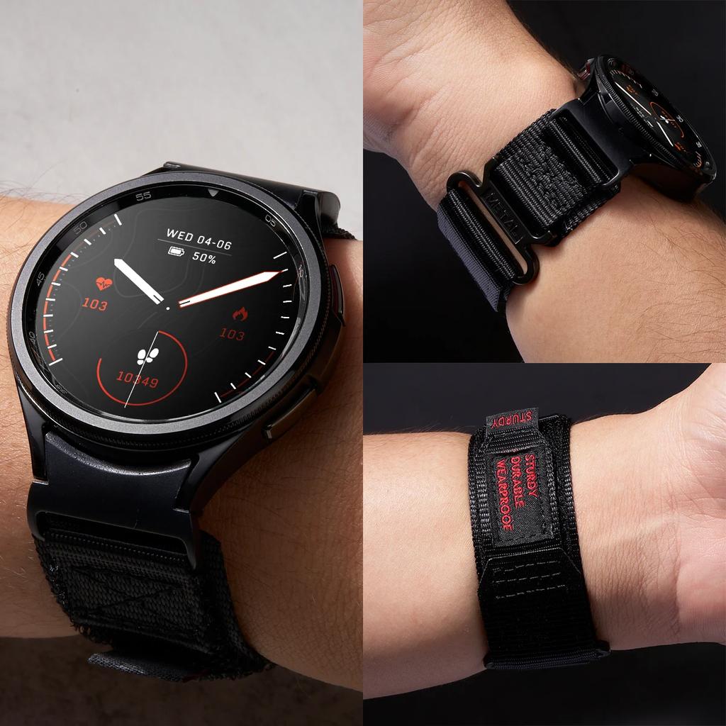 Nylonowy pasek do Samsung Galaxy Watch 7 6 5 4 40mm 44mm Bransoletka bez przerw 6Classic 43mm 47mm 42/46mm Paski Watch 5Pro 45mm