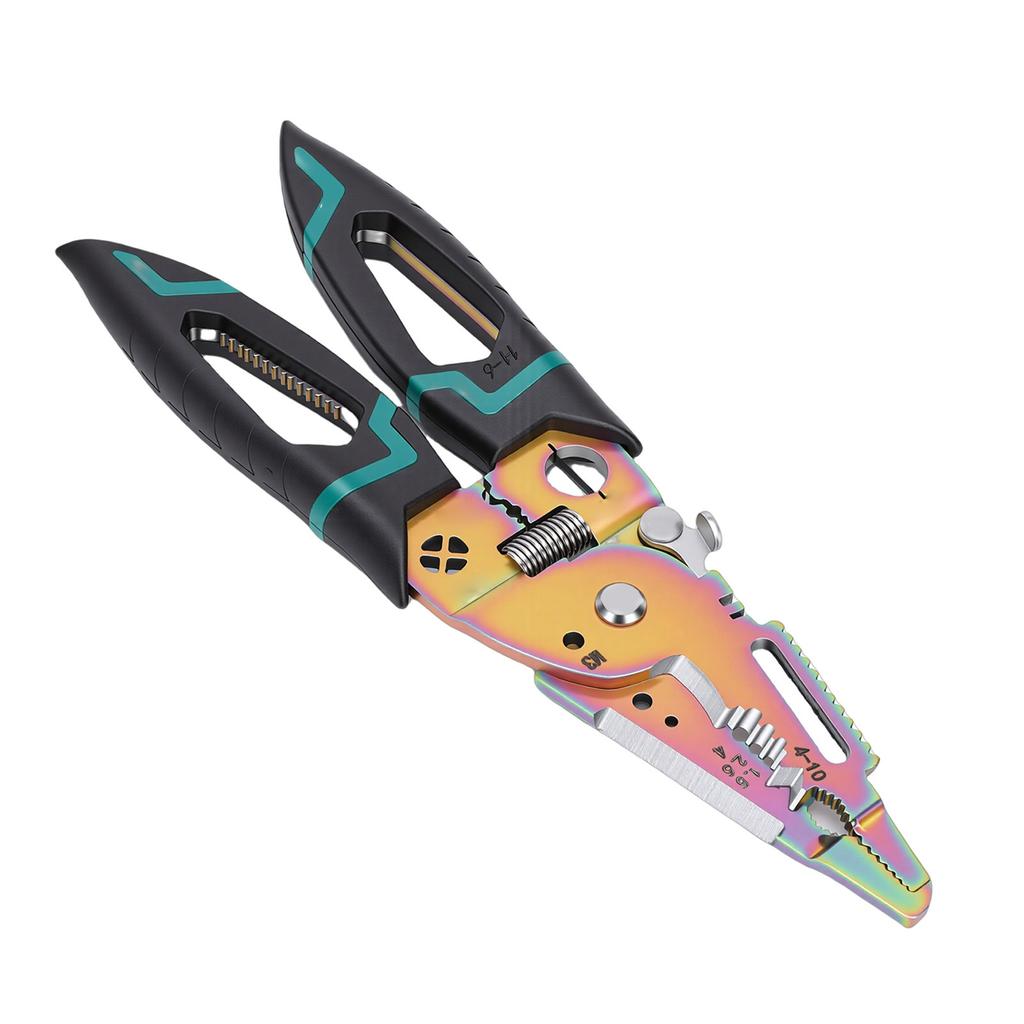 Wire Stripper Tool High Hardness Pointed Mouth Strippers Electrical Pliers Wire Cutters for Cutting Pulling Cable HVAC Car Repair Industrial