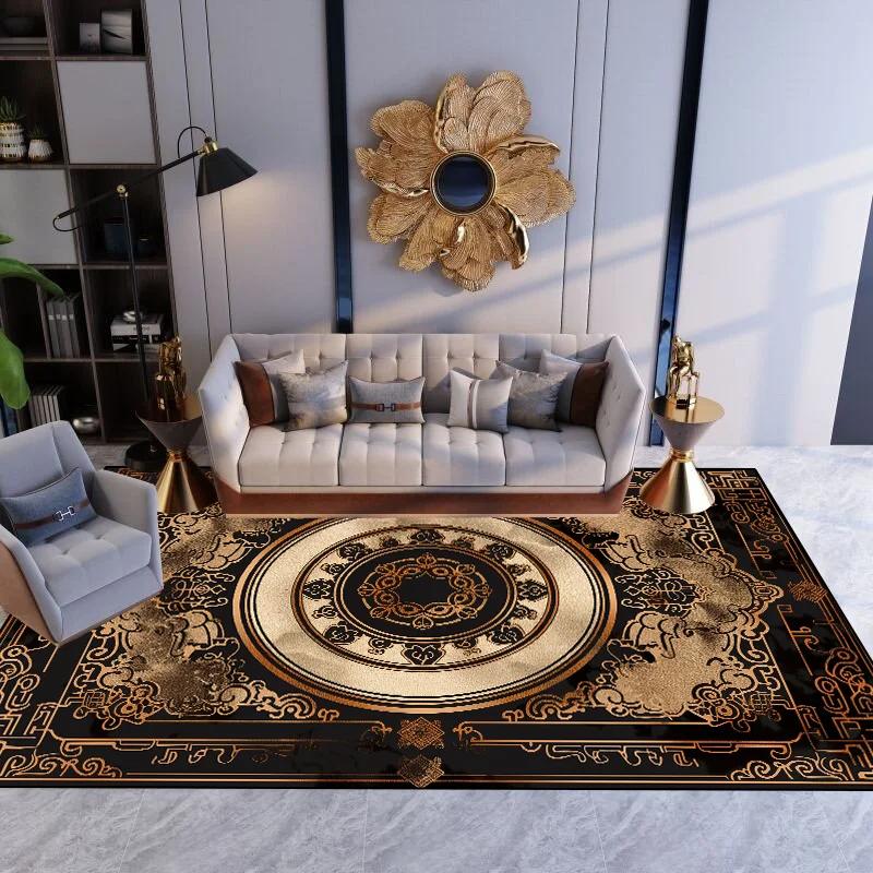 Persia Large Size Carpet Living Room Decoration Luxury Floor Mats Non-slip Bedroom Rugs Washable Lounge Computer Chair Mat