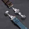 Calfskin Leather Watchbands Butterfly Buckle High Quality 18mm 20mm 22mm 24mm 21mm Vintage Stitching Wristwatch Strap for Seiko
