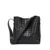 Bag Summer Women's Versatile New Woven Bag Large Capacity Bucket Bag Women's Leather Shoulder Bag