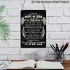 2D Flat Memorial for Mom & Dad for Remembering Loved Ones - Suitable for Memorial Day Aluminium Sign Wall Art for Home, Yard, Backyard, Patio & Porch