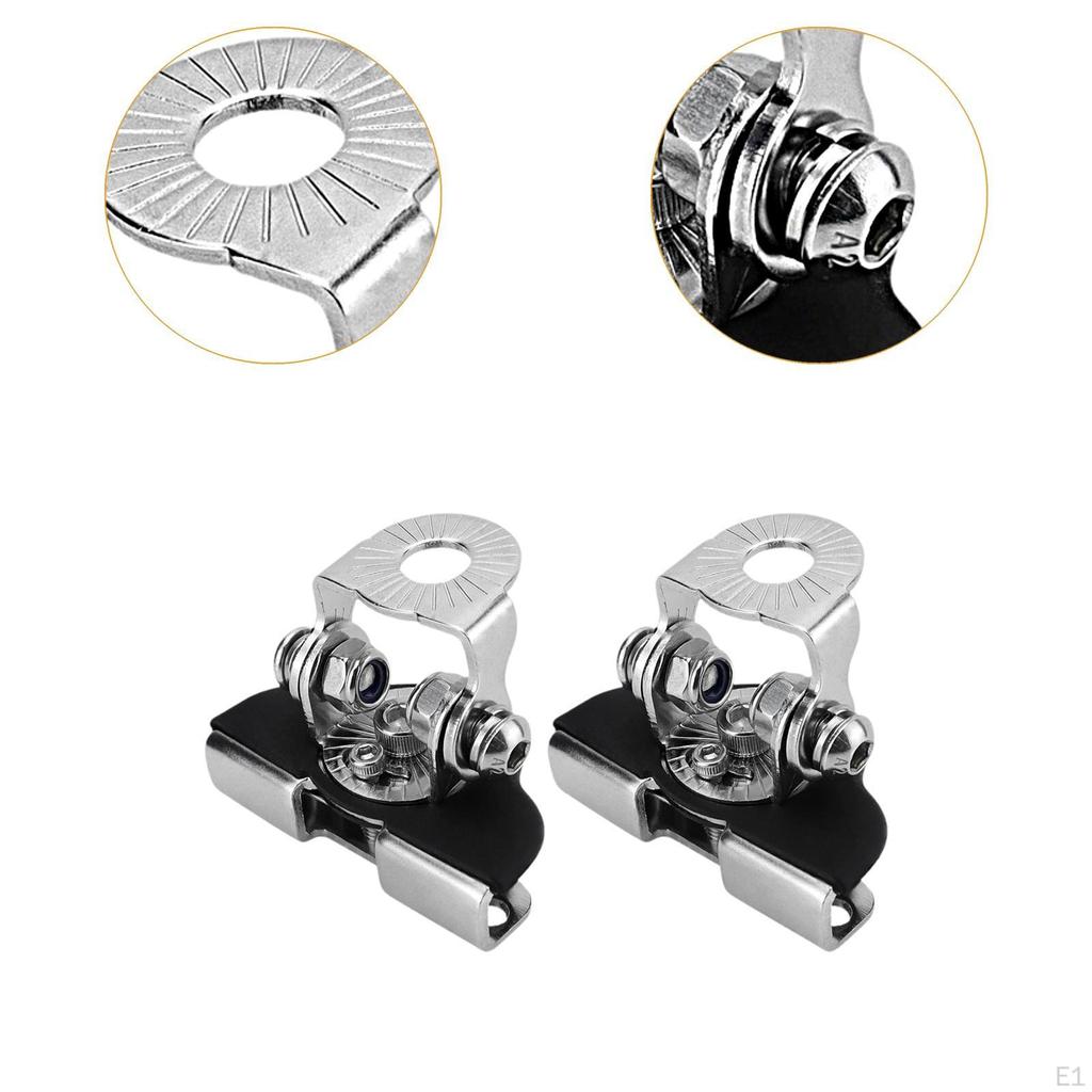 2 Pieces Light Bar Mounting Brackets Easy to Install Universal Work Pod Mount Clamps for