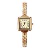 Gold Square Watch Women'S Bracelet Steel Belt Exquisite Light Luxury Retro Roman Niche Quartz Watch Women