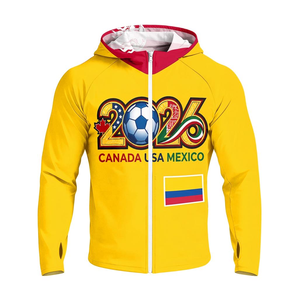 Men's Raglan Hooded Long Sleeve Jacket, Lightweight Casual Soccer Print Coat - Outdoor Sports, Travel, Daily Wear, Versatile Breathable Soft Jacket
