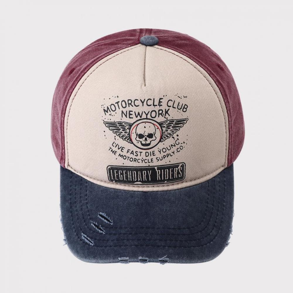 Skull Print Baseball Hat Bones Sun Visors 2024 Hip Hop Hat  for Men Women