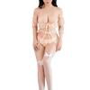 Sexy Underwear New Tenderness Perspective Exposed Chest Temptation Princess Split Nightdress Hanging Neck Three-point Hot Woman