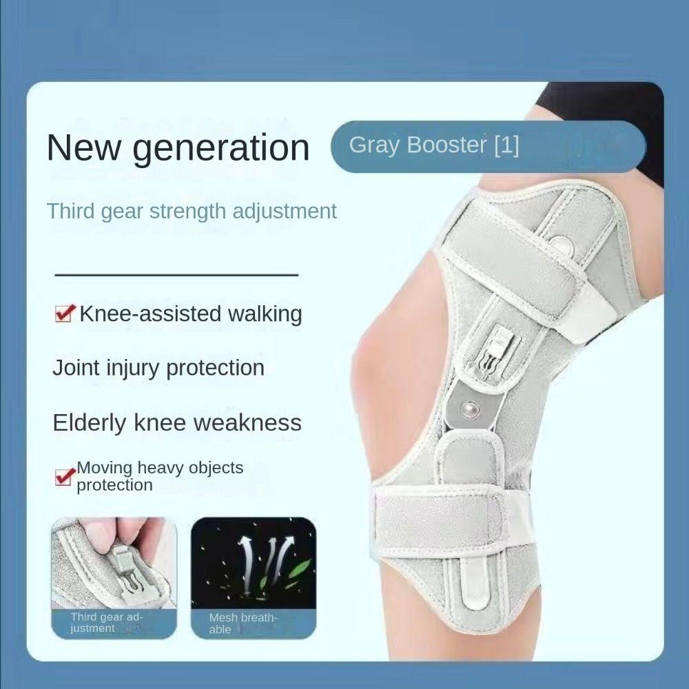 with Powerful Rebound Springs Knee Assistive Device Non-Slip Adjustable Knee Protection Booster Breathable Brace Joint Support