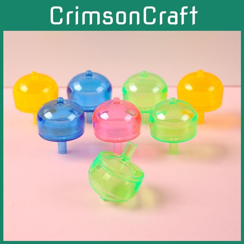 Toy Gyroscope Transparent Plastic Handheld Creative Gift Educational Children