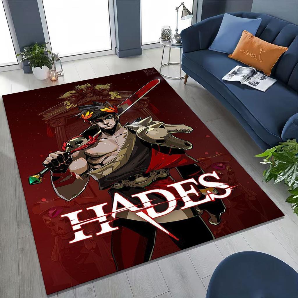 3D Classics Game Hades Cartoon Gamer Rug for Bedroom Living Room Sofa Home Doormat Decor, Large Kid Play Non-slip Floor Mat Gift