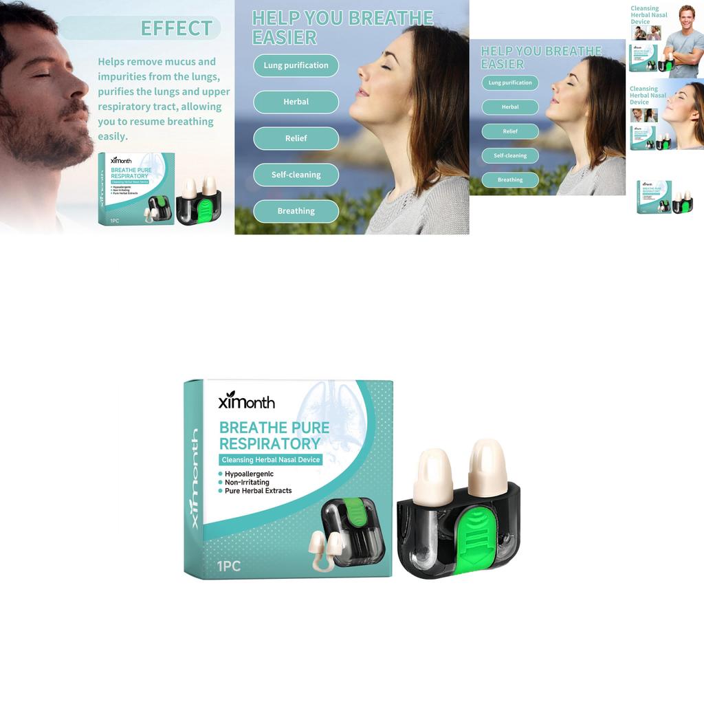 Ximonth Nasal Aspirator Ultra Gentle Effective Nasal Congestion Relief Device