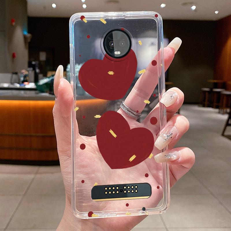 

Phone Case For Motorola Moto Z3 Play / Moto X4 Fundas Coque Butterfly Bow Protective Casing Transparent Soft Silicone TPU Cover Motorola Moto Z3 Play