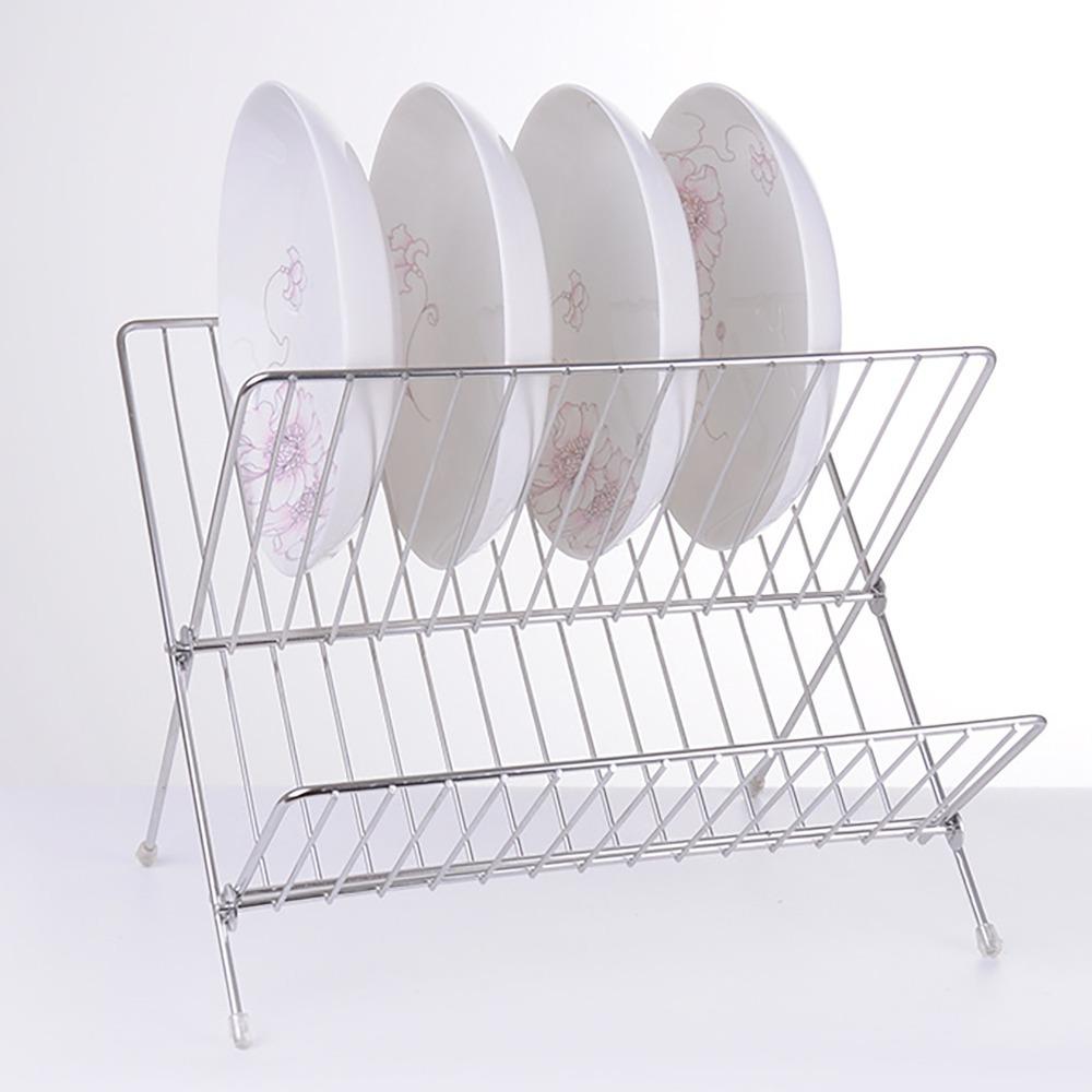 Thickened Dish Drying Rack Rustless Steel Tableware Organizer  Sundries Arrangement
