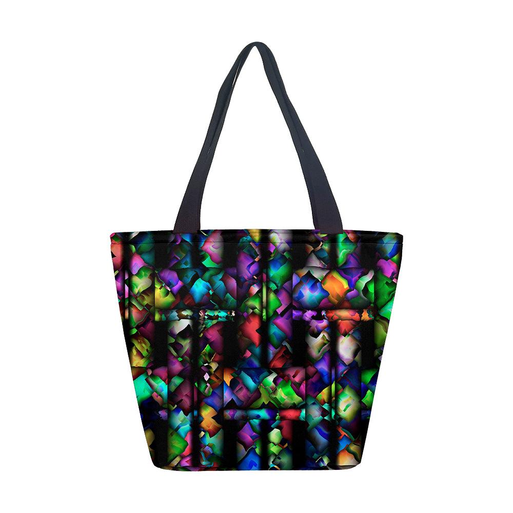 Women's Handbag No Theme Girl Shoulder Bag Printed Canvas Bag Fashion Trend Large Capacity Tote Bag