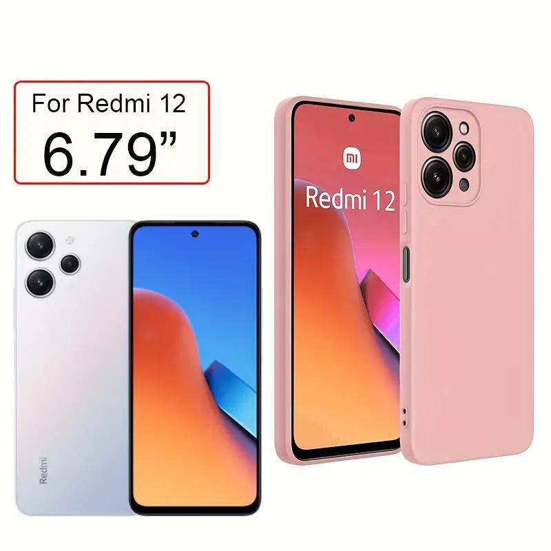 Liquid Silicone Case For Xiaomi Redmi 12 12C 13C Shockproof Case For Redmi Note 12 Pro Plus Note 12S 4G Note 12 5G 4G Note12 Pro+ 5G Phone Cover