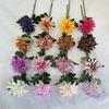 5Pcs/lot Artificial PU Dahlia Flowers Wedding Decoration Fake Flowers Arrangement Home Accessories Party Table Floral Dahlias