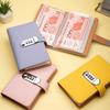 PU Leather Saving Money Binder 50Sheets Account Book  Office Stationery Supplies