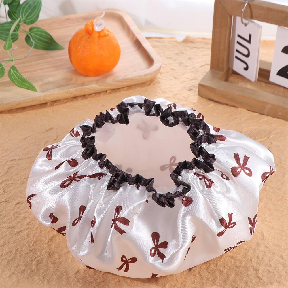 Wielorazowe Dwustronne Wodoodporne Czepki Pod Prysznic Czepki do Szamponu Czepki do Kąpieli Kobiety