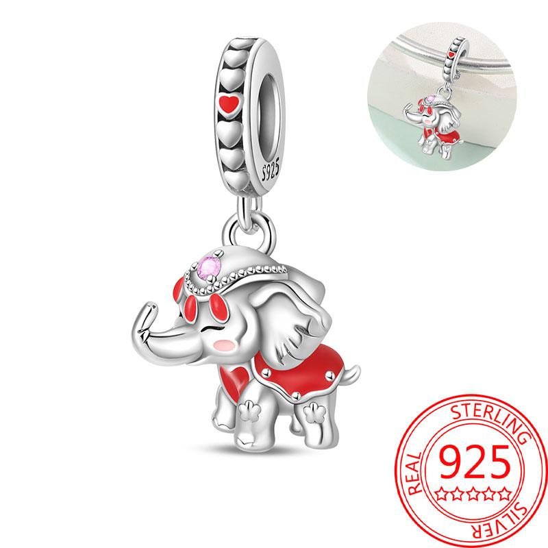 Copper Metal Charm Bead Component Bead Component Crown Lion Frog Charm Bead Component Compatible With Bracelet High Quality Fine Jewelry Authentic