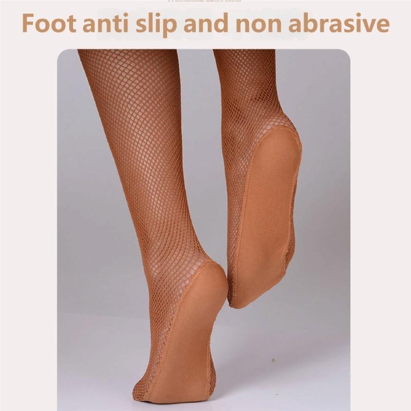 High Elasticity Dance Tights For Professional Performances Nonslip Foot Soles Enhancing Comfort and Styles