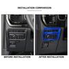 Inner Center Console Headlight Switch Button Decor Trim For Ford F150 21+ Blue