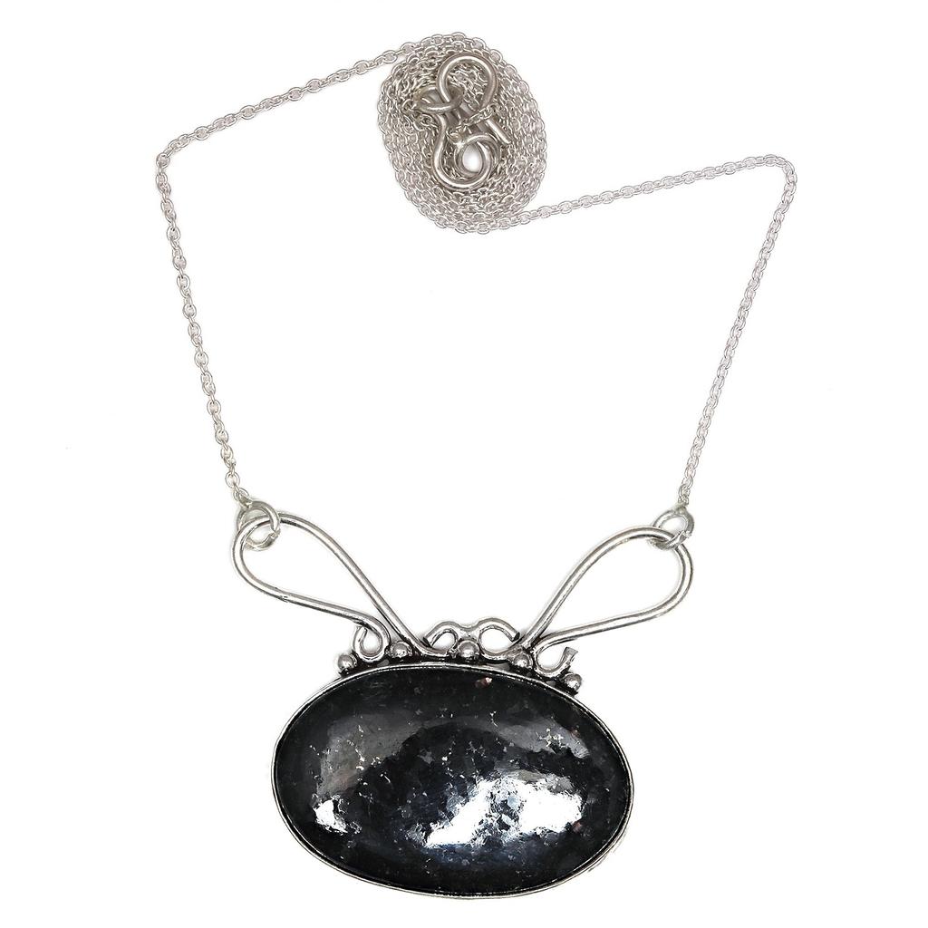 Marcassite Pietra Preziosa Festa della Mamma Fatto a Mano Gioiello in Argento Collana 20 pollici