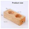 Double Hole Wood Block 6 Holes Friction Block Physical Mechanics Demonstration Teaching Equipment School Supplies