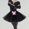 Gonna Tutù Elastica Vita Alta Gonna in Tulle Gonna Tutù in Tulle Stratificata Costumi Cosplay di Halloween per Bambine Adolescenti Regali
